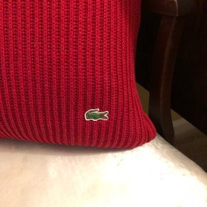 Lacoste 17x17 accent pillow